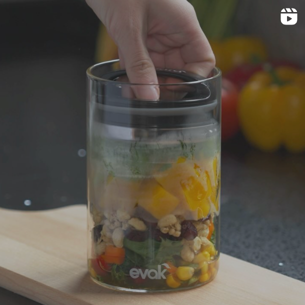 輕食備料新選擇 X EVAK 氣密罐