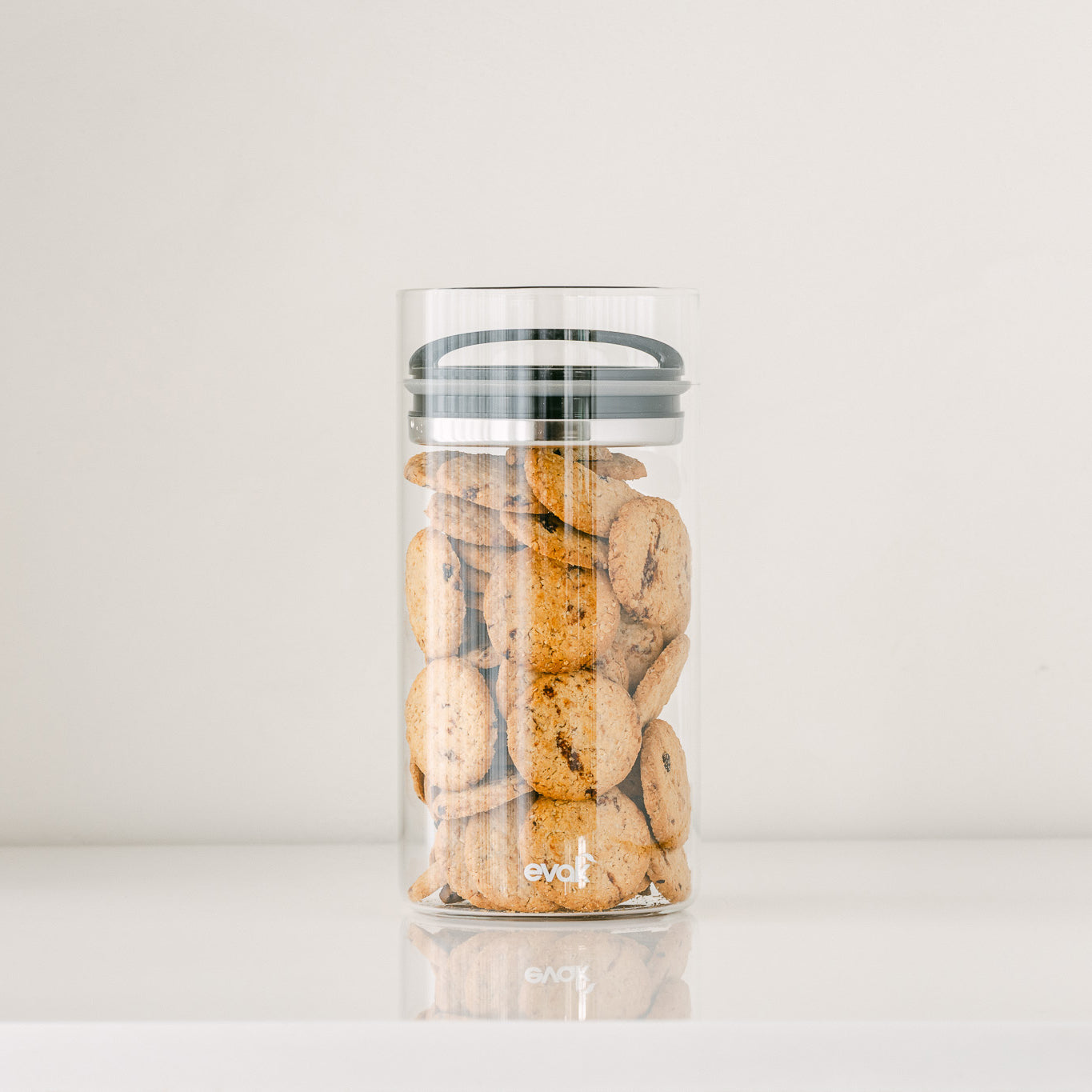 EVAK 密封儲物罐 Compact 系列/玻璃/亮面把手