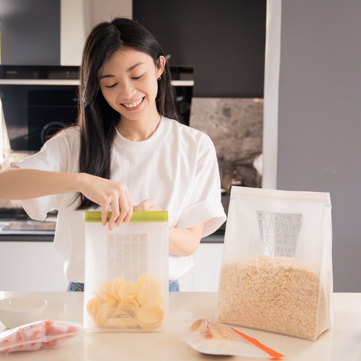 食物保鮮密封袋/2入 [1 號袋]