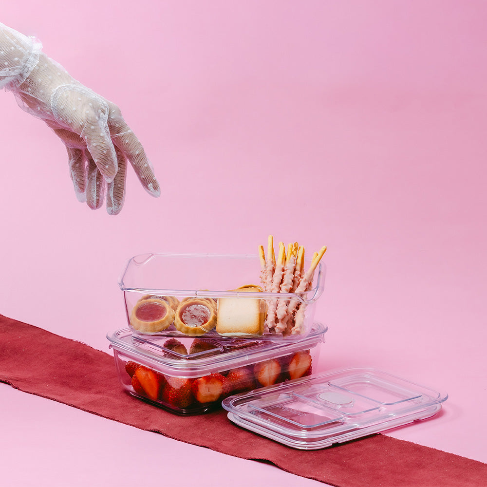 Latchlok Click 系列 Tritan 保鮮盒/莓果粉