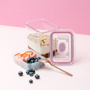 Latchlok Click 系列 Tritan 保鮮盒/莓果粉