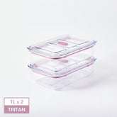 Latchlok Click 系列 Tritan 保鮮盒/莓果粉