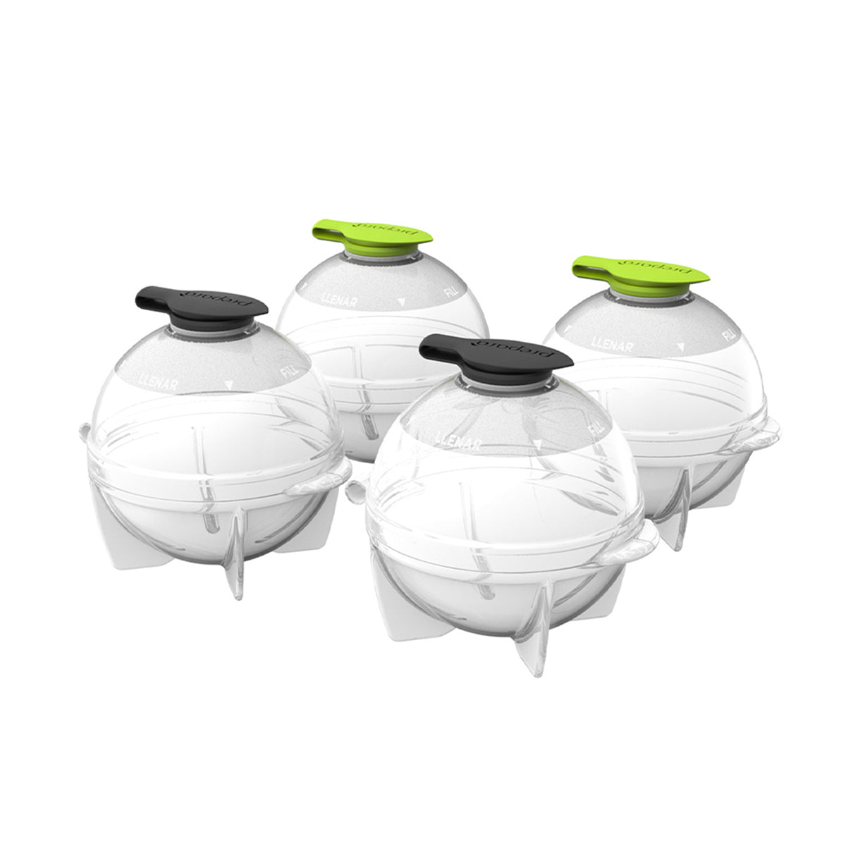 品味生活 冰球製冰盒套組 (四入組合)